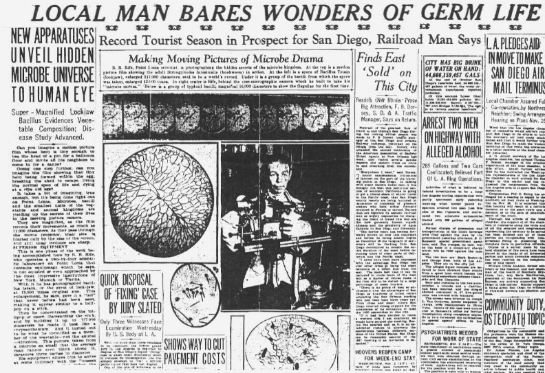 Newspaper Article about Royal Rife